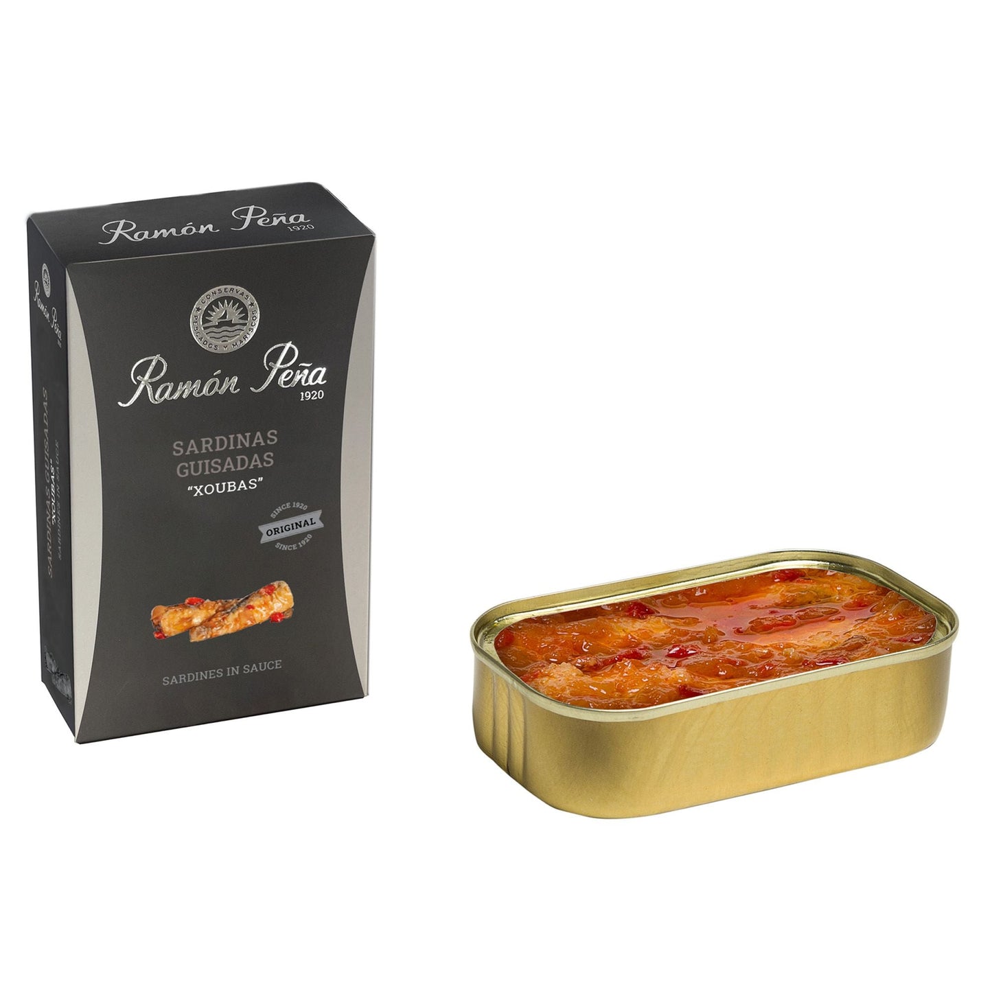 Wholesale Ramon Pena Silver Sardines in Galician Sauce ()- Bulk