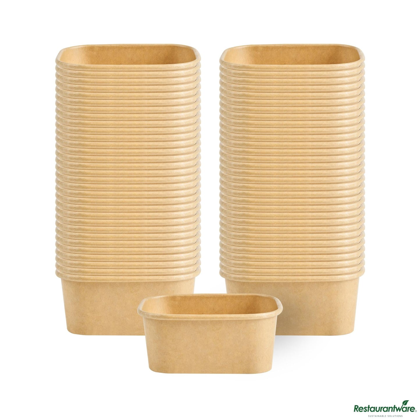 Wholesale Restaurantware 7 Oz Square Kraft Paper to Go Cup - 4.2" X 3.2" X 1.8"- Bulk