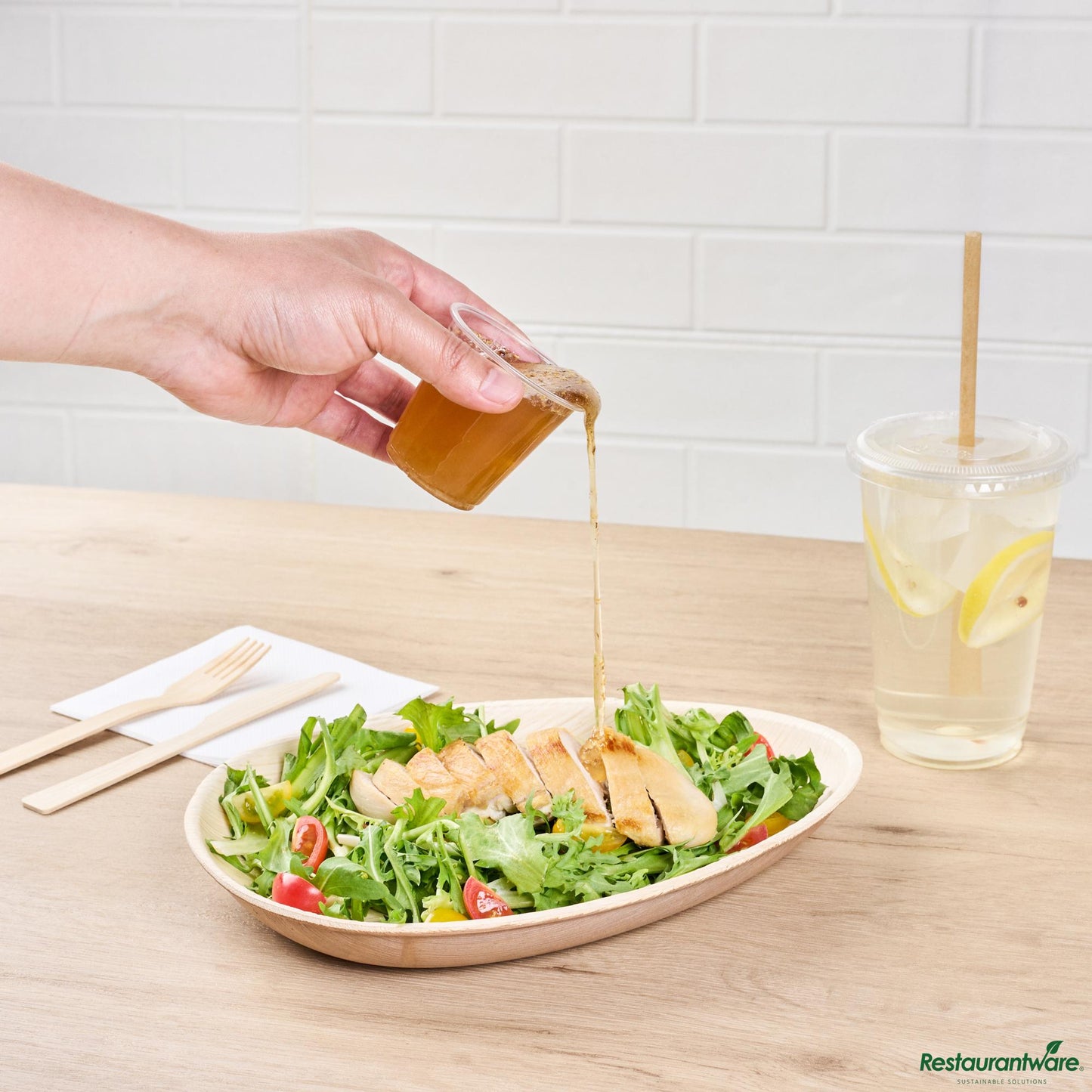 Wholesale Restaurantware 3 Oz Clear Pla Plastic Portion Cup - Compostable - 2.4" X 2.4" X 2.2"- Bulk