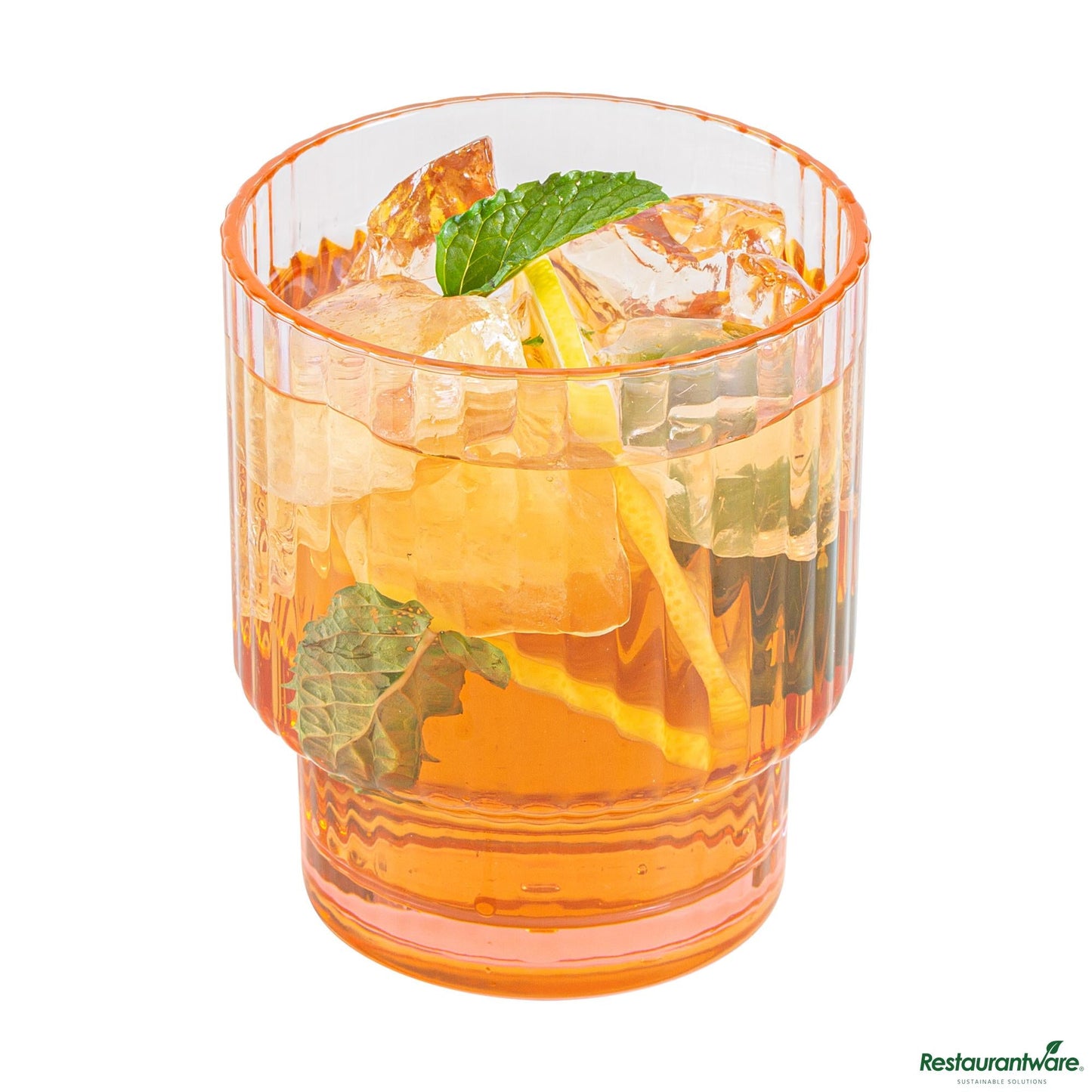 Wholesale Restaurantware 11 Oz Pink San Plastic Tumbler - Stackable - 3.2" X 3.2" X 3.7"- Bulk