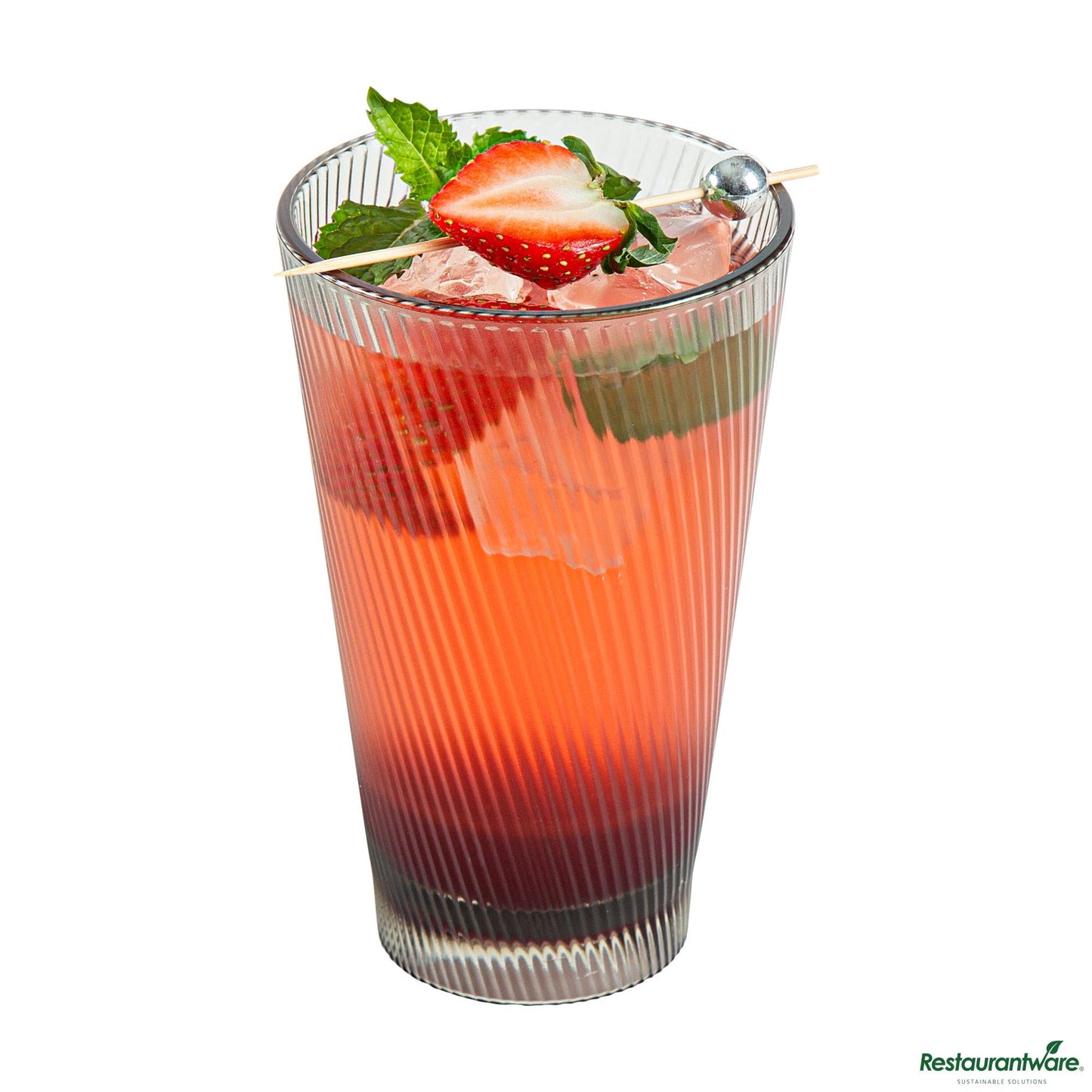 Wholesale Restaurantware 14 Oz Gray San Plastic Tumbler - 3.4" X 3.4" X 5.4"- Bulk