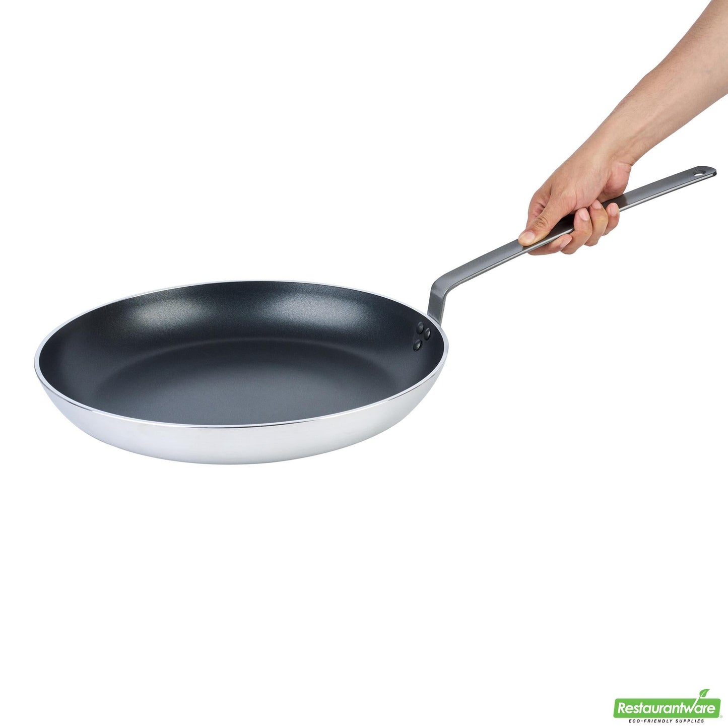 Wholesale Restaurantware Aluminum 16" Fry Pan - Non-Stick, Induction Ready, Heavy Duty- Bulk