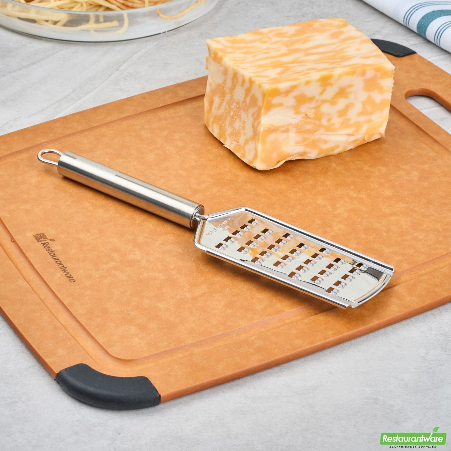 Wholesale Restaurantware Stainless Steel Coarse Grater - 10" X 2.4" X 0.4"- Bulk