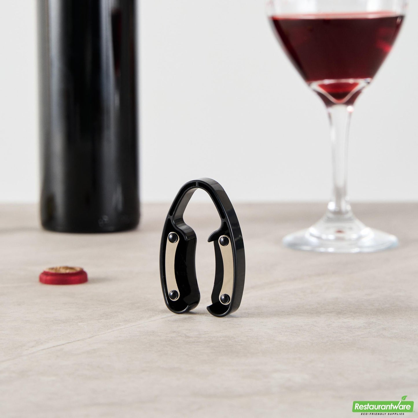 Wholesale Restaurantware Bar Lux Black Plastic Wine Foil Cutter - 2.8" X 1.8" X 0.4"- Bulk