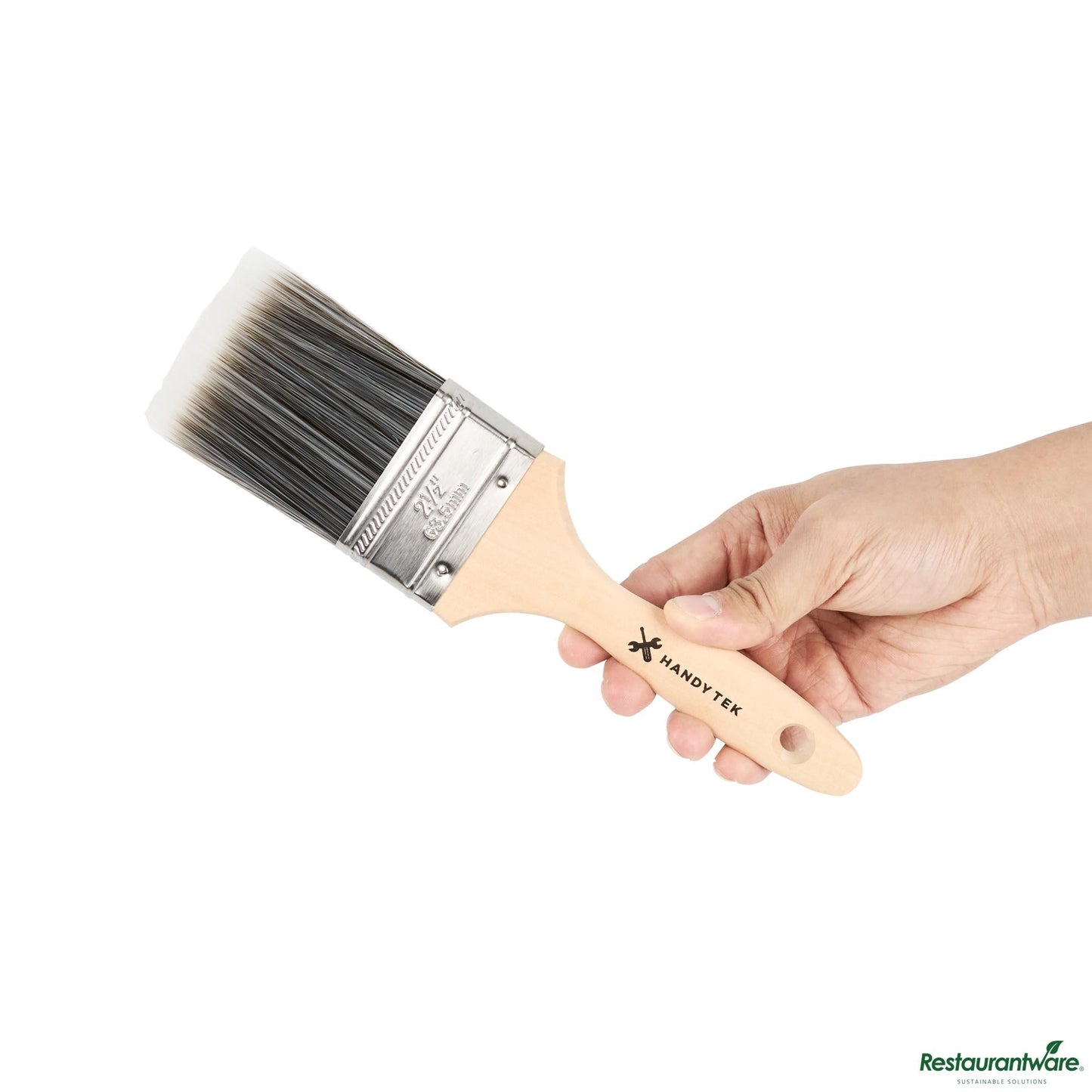 Wholesale Restaurantware Synthetic Polyester Paint Brush - Flat, Beaver Tail - 10" X 2.5" X 0.6"- Bulk