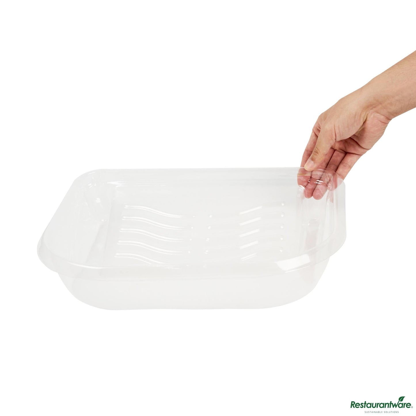 Wholesale Restaurantware Clear Plastic Paint Tray Liner - Fits 5 Qt Paint Tray / Pail Lid - 14" X 11.2" X 3"- Bulk