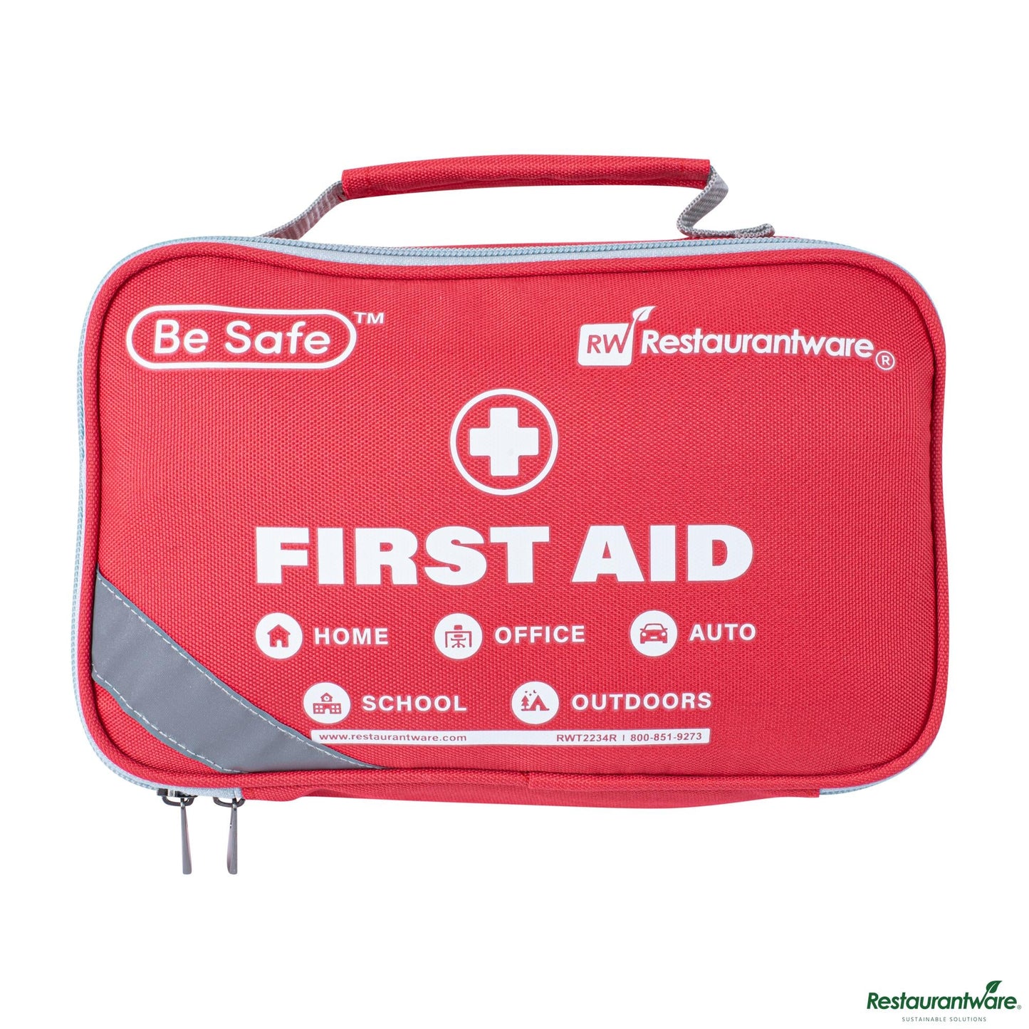 Wholesale Restaurantware 50-Person Class a 2-in-1 First Aid Kit - 258 Piece - 9.4" X 6.3" X 2.8"- Bulk