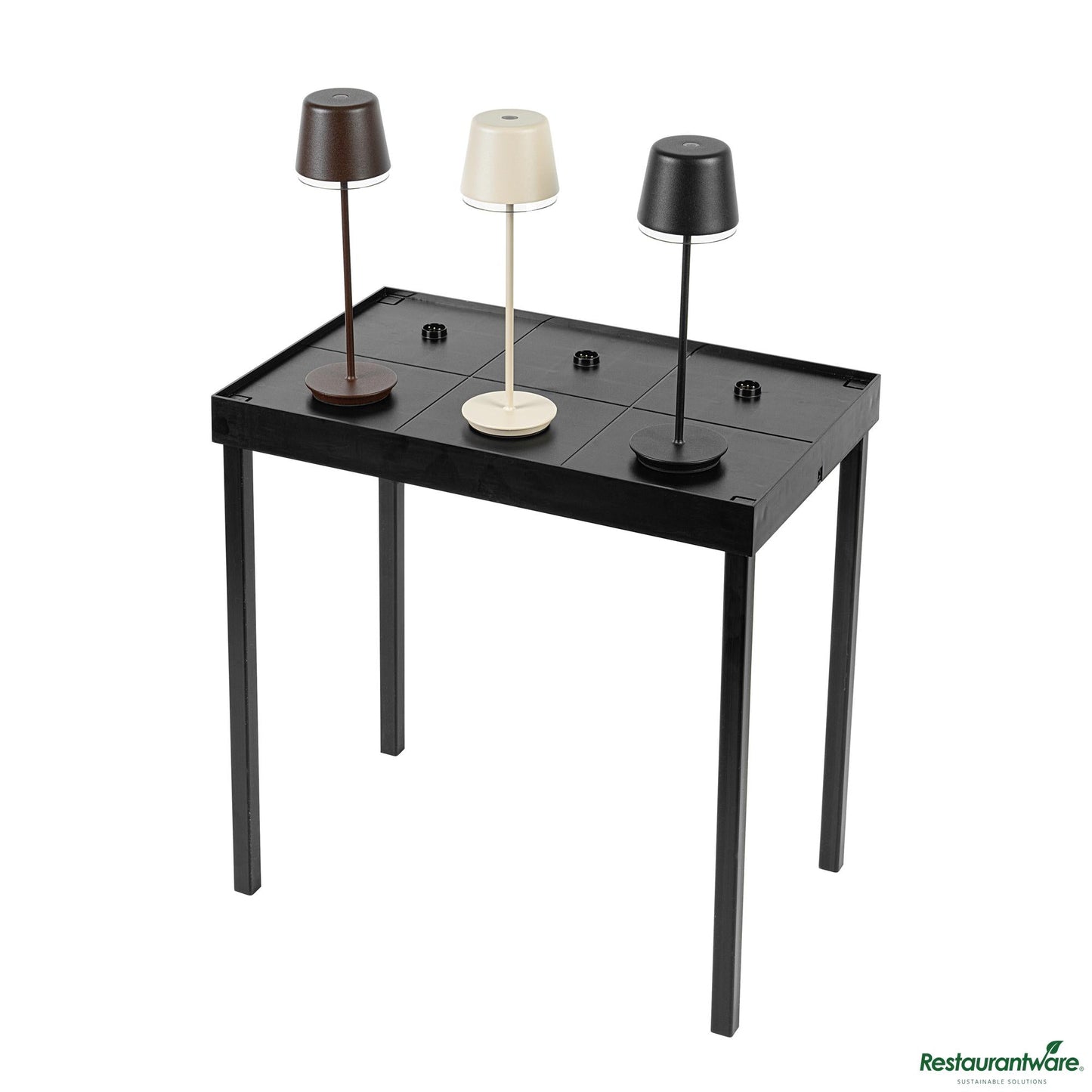Wholesale Restaurantware Stackable Magnetic 6-Lamp Charging Platform - 13.4"×21.3"×2"- Bulk