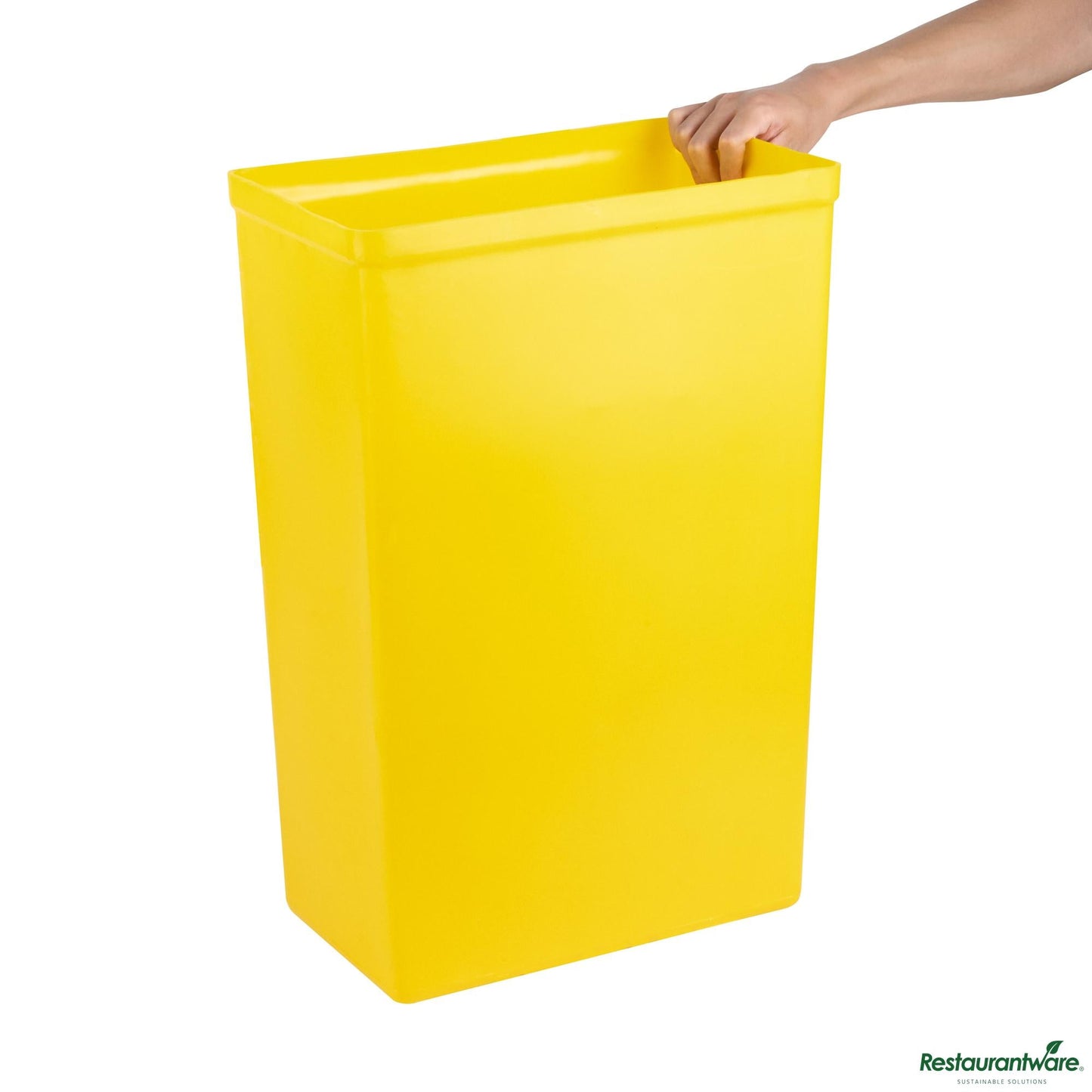 Wholesale Restaurantware 10 Gal / 160 Cup White Plastic Ingredient Bin - 15.1" X 9.1" X 23.1"- Bulk