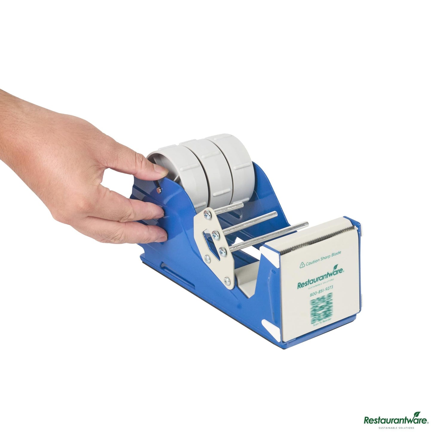 Wholesale Restaurantware Manual Multi-Roll Tape and Label Dispenser - 3" Working Width - 9.4" X 3.9" X 5.2"- Bulk