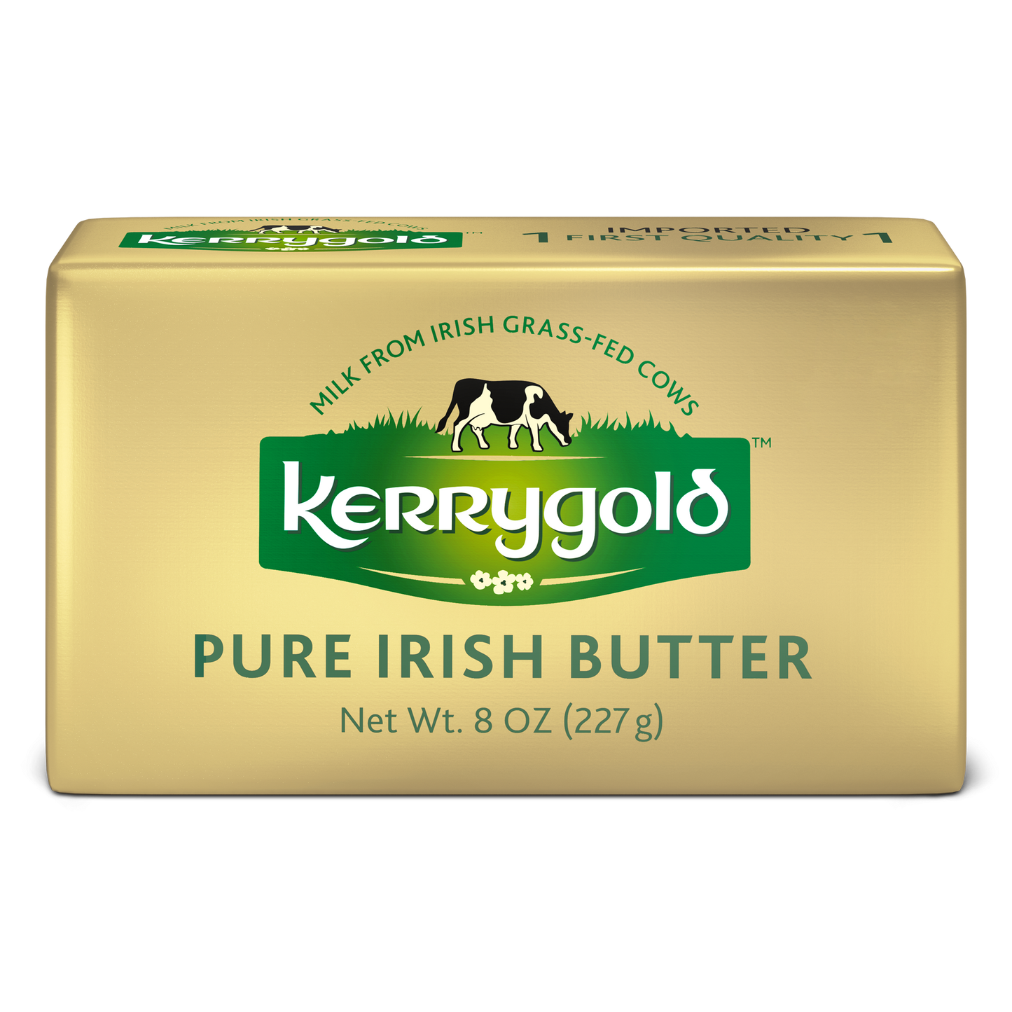 Wholesale Kerrygold Irish Salted Butter Foil Wrap, 8 OZ, Grass-Fed Cow's Milk- Bulk