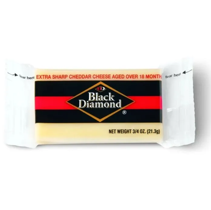 Wholesale Black Diamond Portions Cheese .75 oz- Bulk