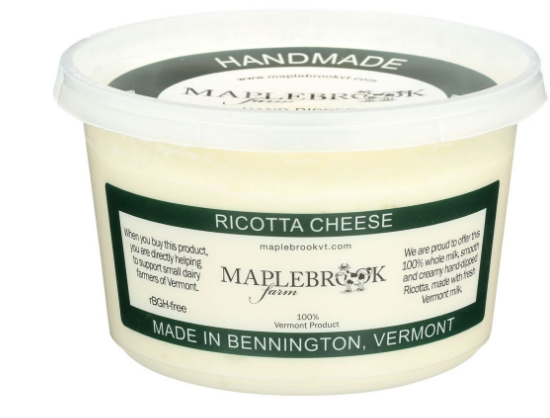 Wholesale Maplebrook Hand Dipped Ricotta- Bulk