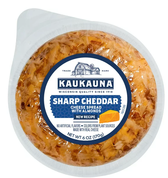 Wholesale Kaukauna Sharp Chedd Colored (Bulk)- Bulk