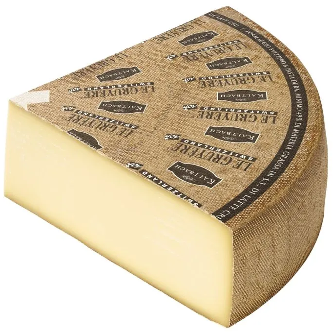 Wholesale Gruyere Cave Aged Wheel Swiss-75 LB Case Bulk