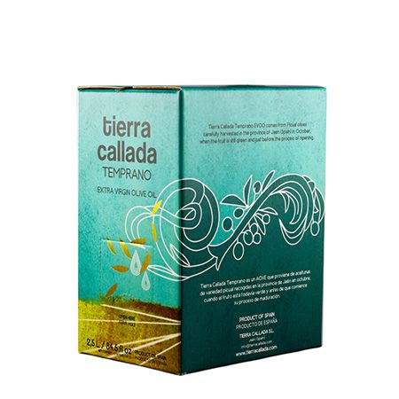 Wholesale Tierra Callada Temprano EVOO Picual 2. BiBox- Bulk