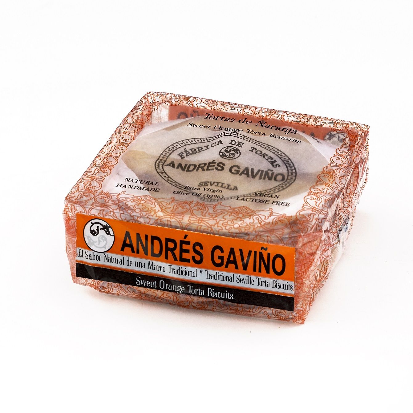 Wholesale Tortas Gavino Flat Thin Cookies Made w/Orange ()- Bulk