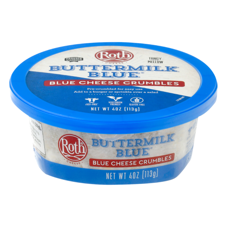 Wholesale Buttermilk Blue® Crumbles Deli Cup (R) Cheese 4 OZ- Bulk