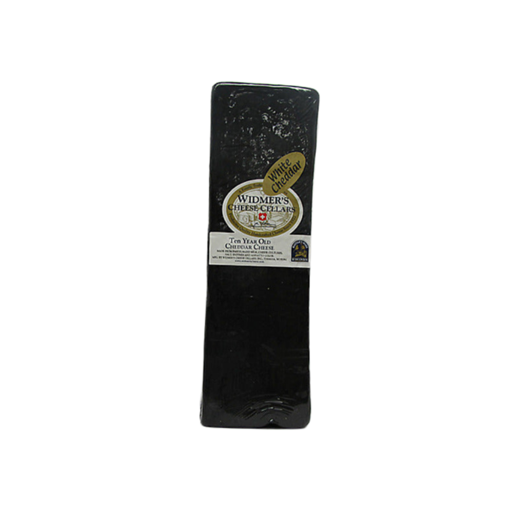 Wholesale Widmer's Cheese Cellars 10 Year Aged White Cheddar Cheese 10 lbs-2ct Case Bulk