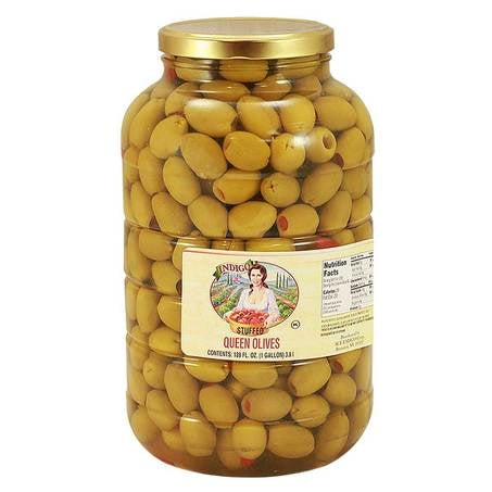 Wholesale Indigo Case Queen Stuffed Olive- Bulk