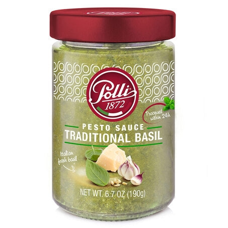 Wholesale Polli Case Genovese Basil Pesto Sauce- Bulk
