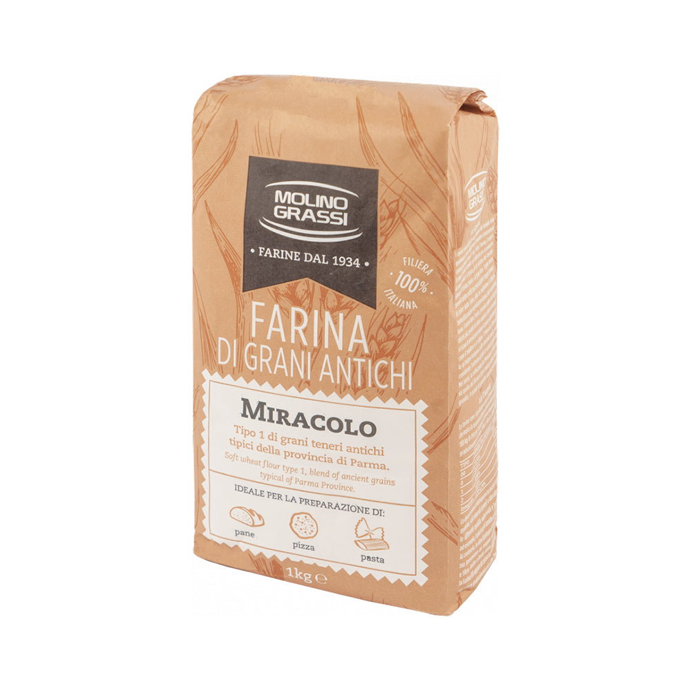 Wholesale Molino Grassi Grano Del Miracolo Flour | 2.2 lb- Bulk