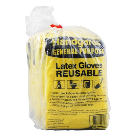 Wholesale Valugards Case Gloves Yellow Rubber Medium- Bulk