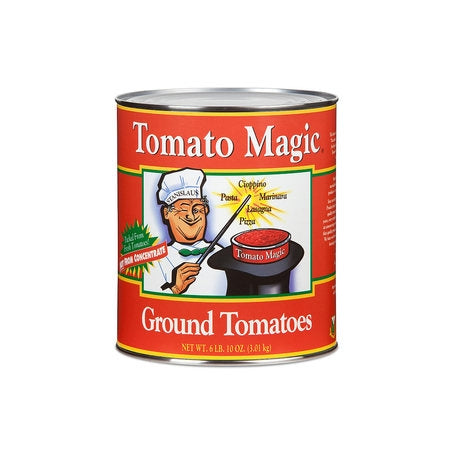 Wholesale Tomato Magic Case Peeled Ground Tomatoes- Bulk