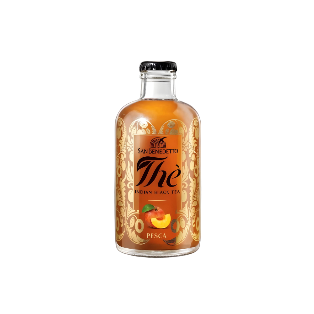 Wholesale San Benedetto Case Black Indian Tea Peach Flavor- Bulk