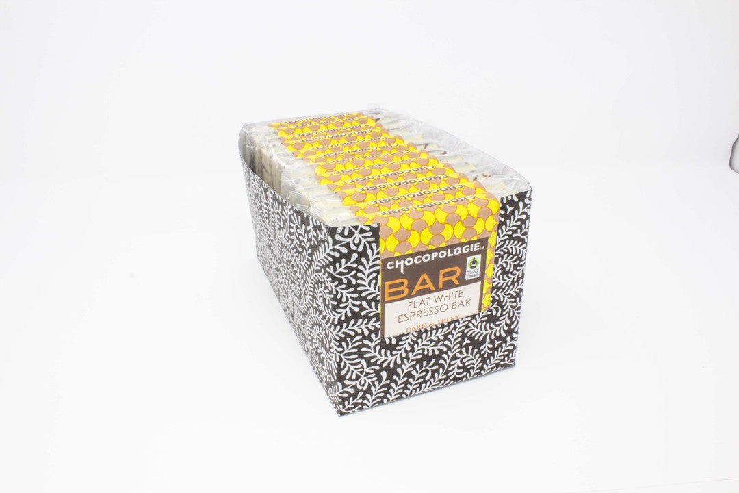 Wholesale Chocopologie White Espresso Bars- Bulk