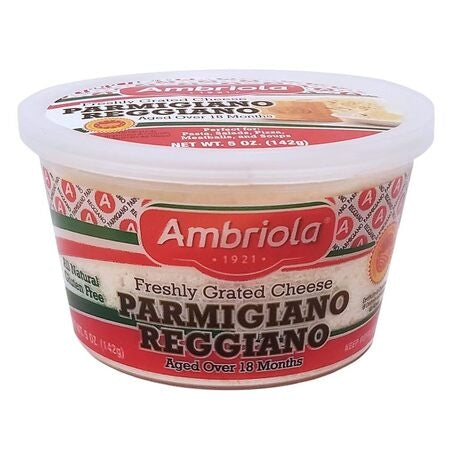 Wholesale Ambriola Case Freshly Grated Parmigiano Reggiano Cheese- Bulk