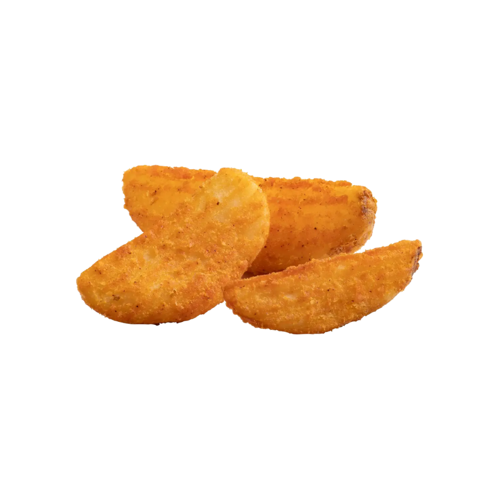 Wholesale Simplot Case Skin On Savory Battered Wedges- Bulk