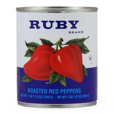 Wholesale Ruby Case Roasted Red Peppers- Bulk