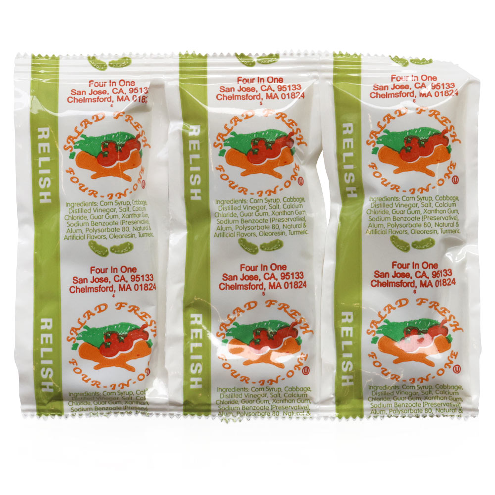 Wholesale Salad Fresh Sweet Relish Portion Control | 9 gm- Bulk