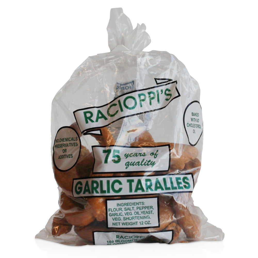 Wholesale Racioppi Case Garlic Taralles- Bulk