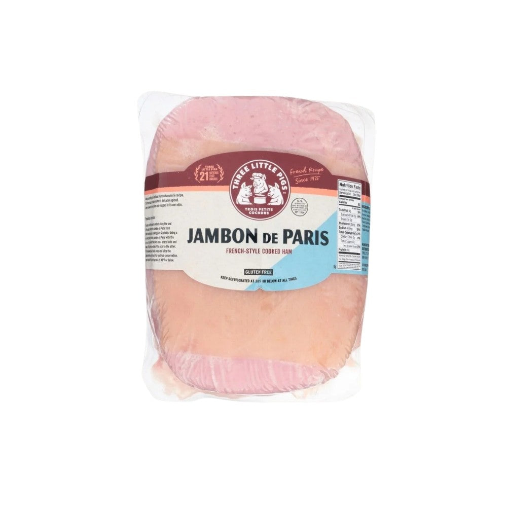 Wholesale Three Pigs Case French-Style Cooked Ham 11Lb- Bulk