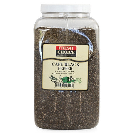 Wholesale Fresh Choice Each Cafe Ground Black Pepper- Bulk