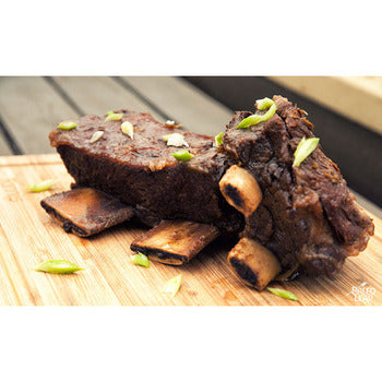 Wholesale Brandt Beef Ch Short Rib Bi Natural 8" 5lb- Bulk