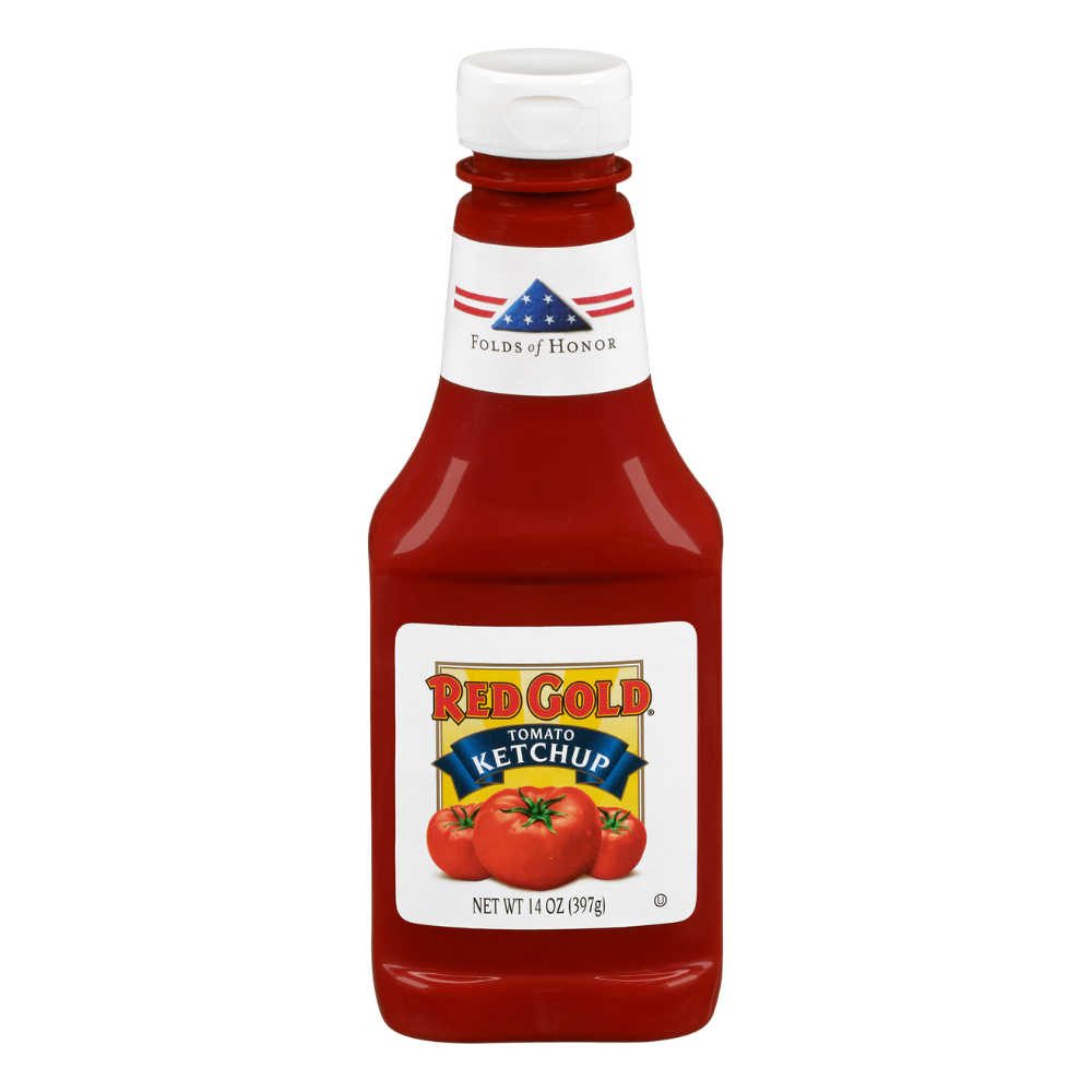 Wholesale Red Gold Ketchup Squeeze Bottles | 14 oz- Bulk