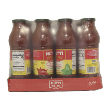 Wholesale Mutti Tomato Puree with Basil 750gram- Bulk