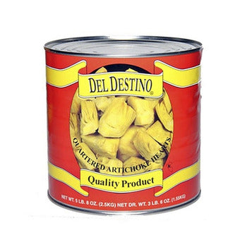 Wholesale Del Destino Quartered Artichokes 2.5kg- Bulk