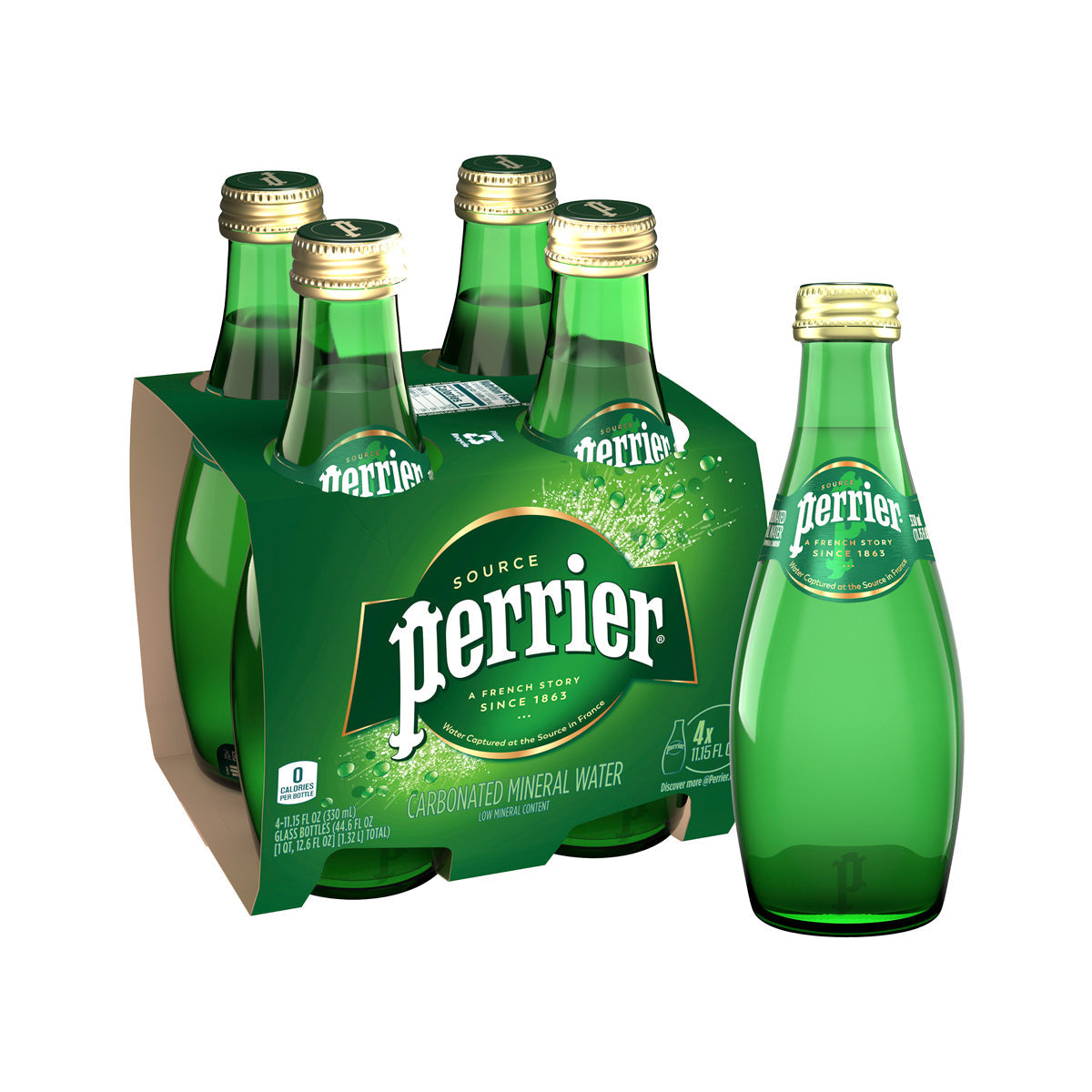 Wholesale Perrier Sparkling Plain Water 11 Oz Bottle- Bulk