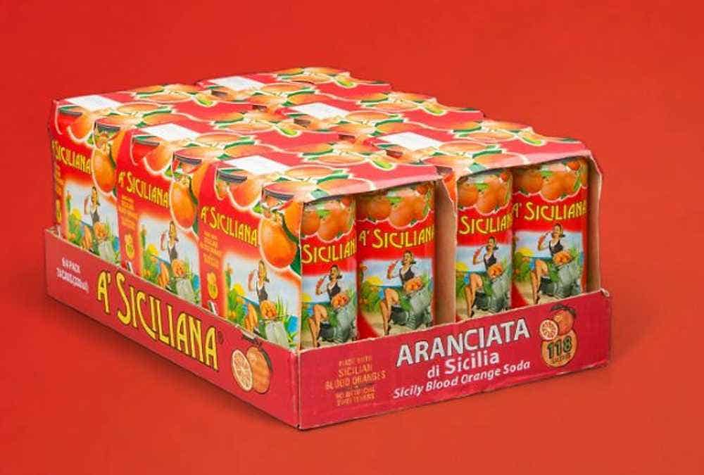 Wholesale A'Siciliana Blood Orange Sicilian Soda 330 ML- Bulk