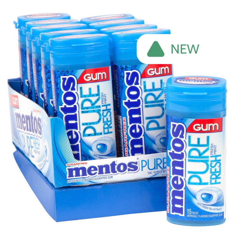 Wholesale Mentos Gum Sugar Free Fresh Mint 1.06 Oz- Bulk
