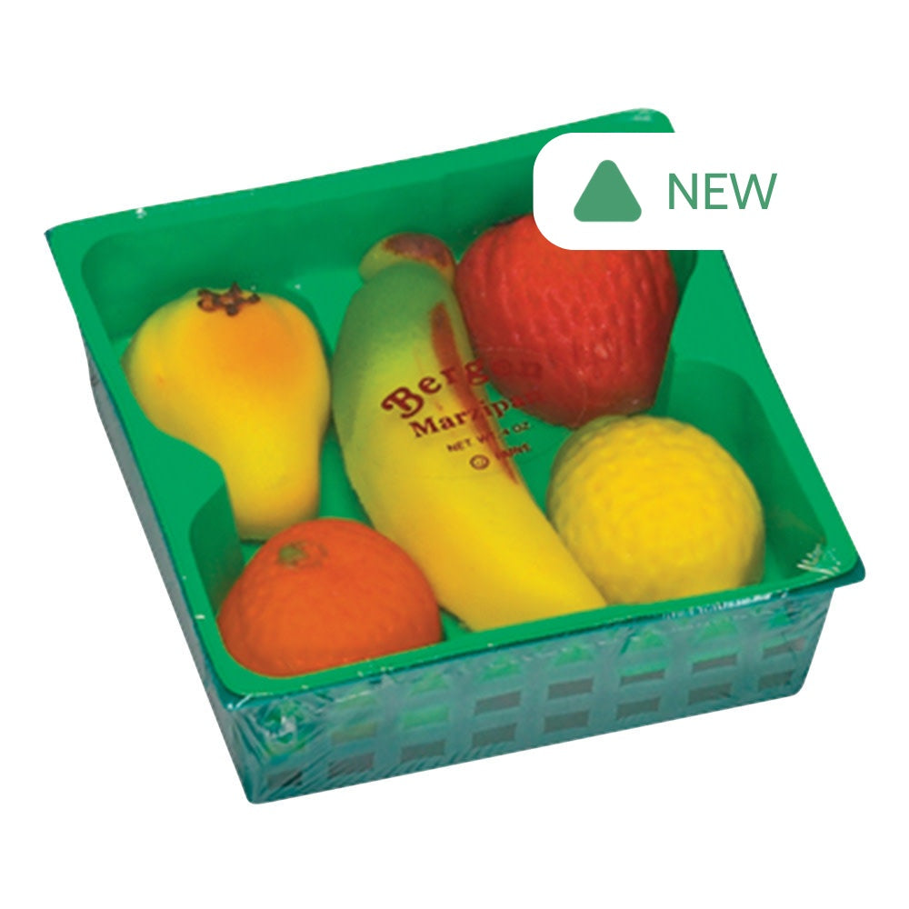 Wholesale Bergen Marzipan 4 Oz Fruit Basket- Bulk