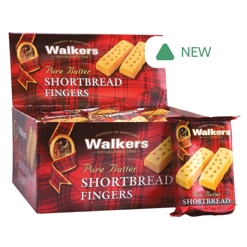 Wholesale Walkers Shortbread Finger Cookies 2 Pc 1.4 Oz- Bulk