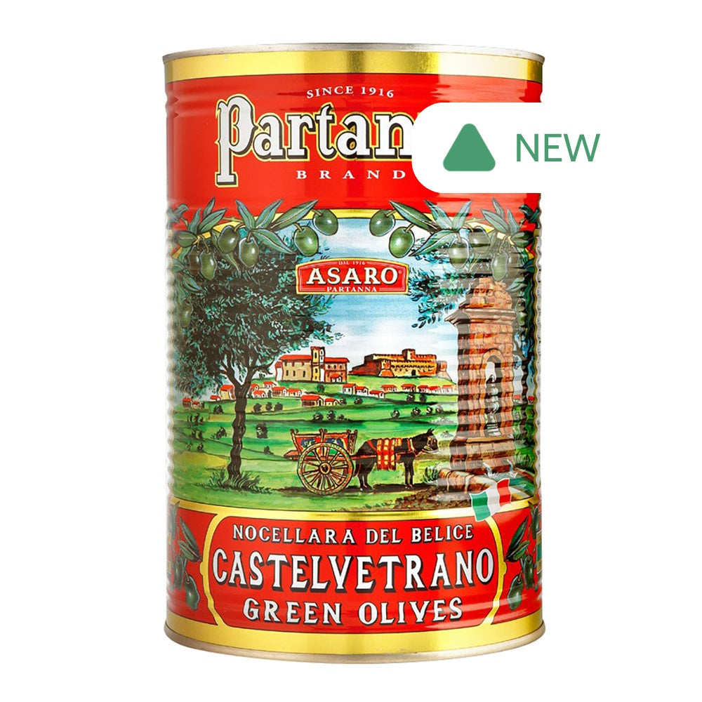 Wholesale Partanna Castelvetrano Green Olives 5.5 Lb Can- Bulk