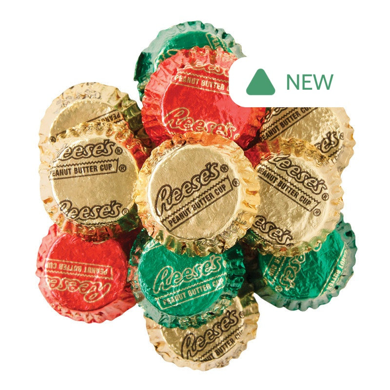 Wholesale Reese'S Peanut Butter Cups Christmas Foils- Bulk