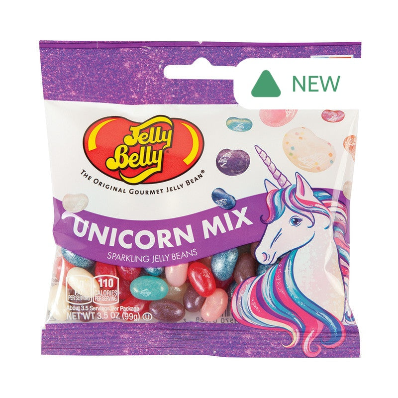 Wholesale Jelly Belly Unicorn Mix 3.5 Oz Peg Bag- Bulk