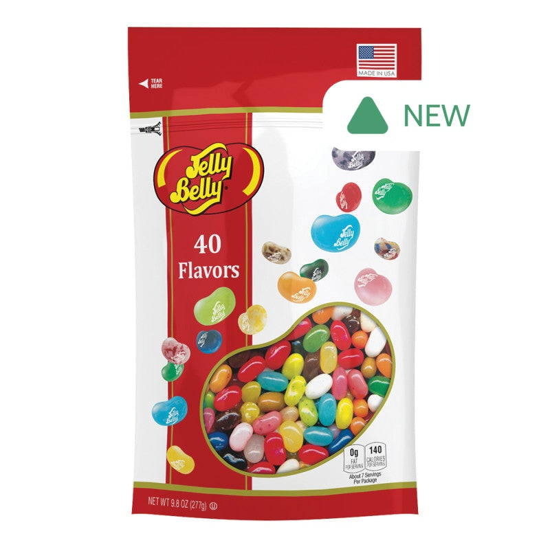 Wholesale Jelly Belly 40 Flavors 9.8 Oz Pouch- Bulk